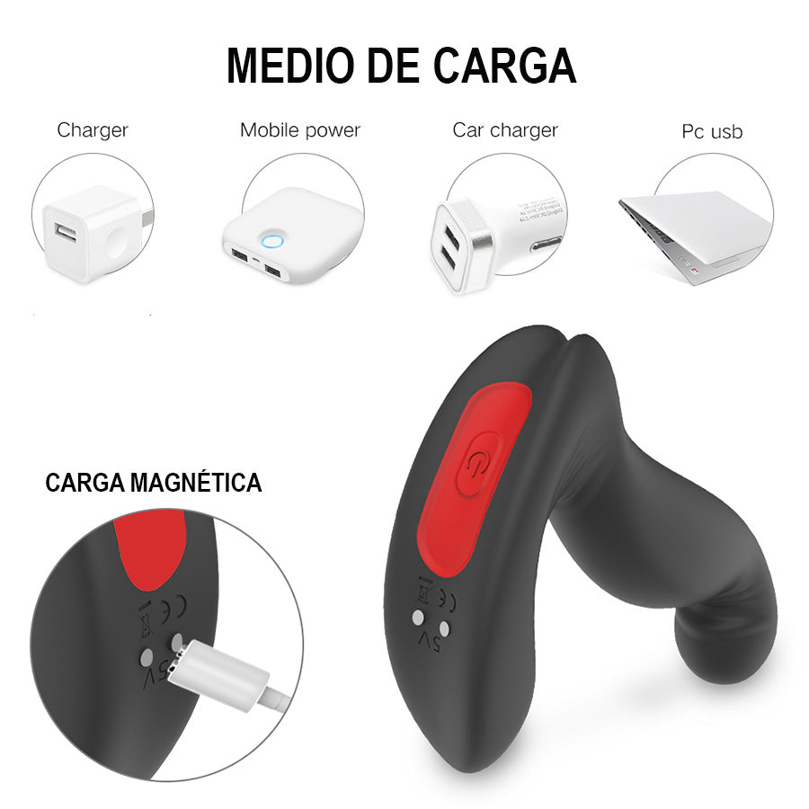 Vibrador Prostático Jigle Control Remoto