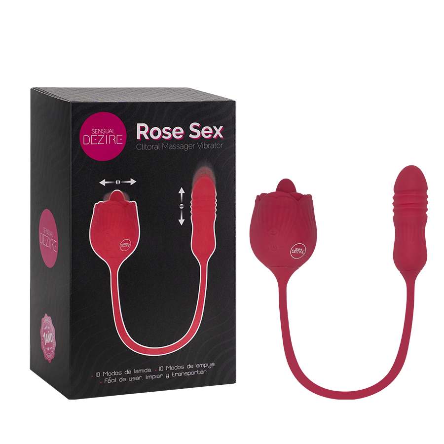 Rose Sex Masajeador Clitorial Vibrador