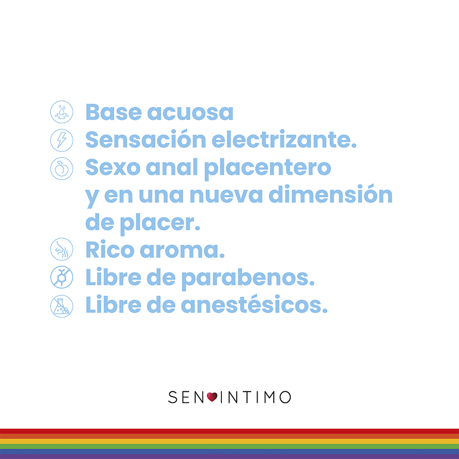 Lubricante Íntimo Anal Electrizante x 30 ml by Sen Íntimo