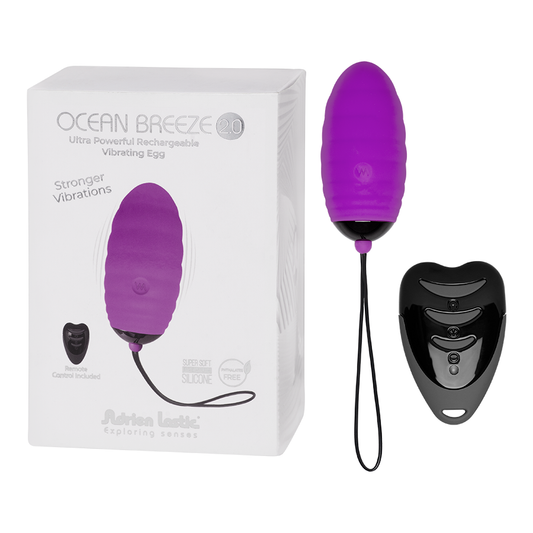 Huevo Vibrador Ocean Breeze Purple a Control Remoto