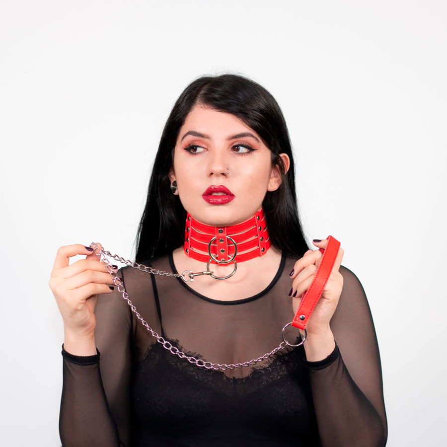 Gargantilla Fetish Roja