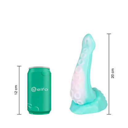 Dildo Mediano Kraken Rosa Celeste