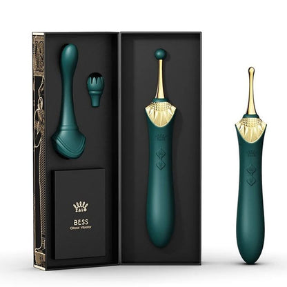 Vibrador Clitorial de Lujo Bess Turquoise Green