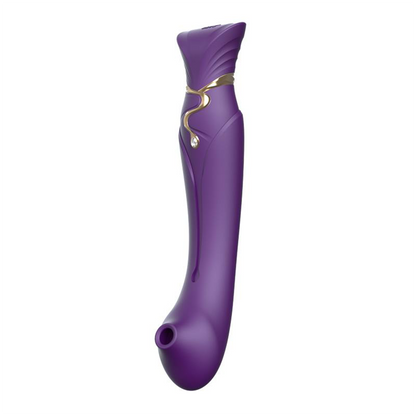 Set Vibrador de Lujo Queen Twilight Purple Controlado por APP Bluetooth by ZALO