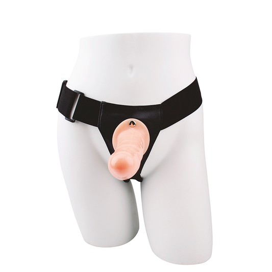 Unisex Vibrating Hollow Strap On