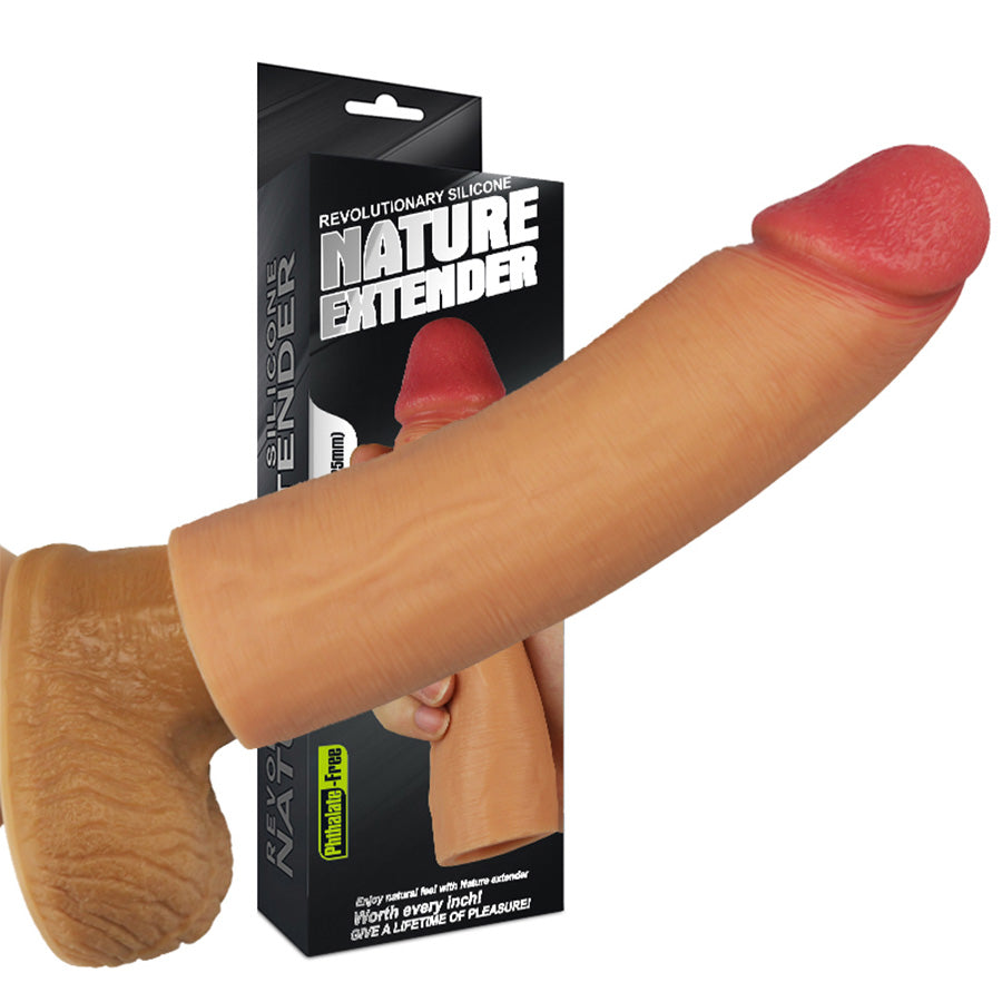 Add 1" Revolutionary Silicone Nature Extender Flesh