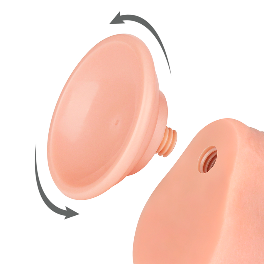 Dildo Realista 7'' Sliding Skin Dual Layer Dong