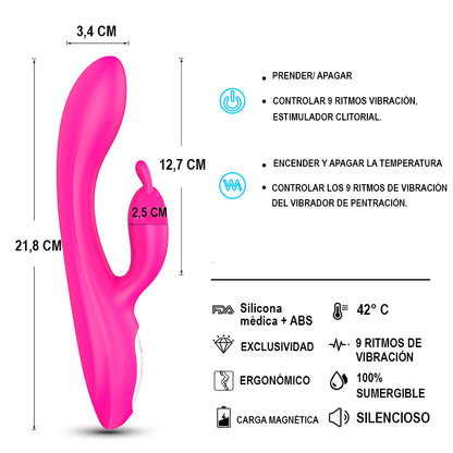 Vibrador Doble Estimulación Naughty