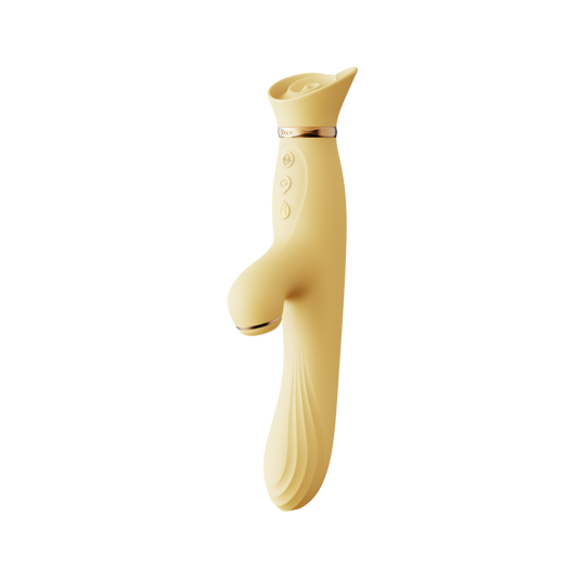 Vibrador de Lujo Rose Lemon Yellow