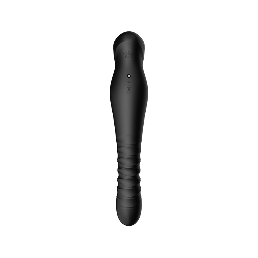 Vibrador de Lujo King Obsidian Black Controlado por APP Bluetooth by ZALO